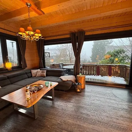 Harz-blockhaus, 4 Und 5 Sterne, Sauna - Und Kamin - Hütte Ferienhaus *