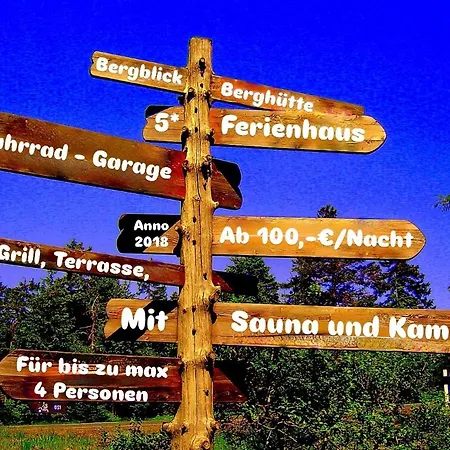 Harz-blockhaus, 4 Und 5 Sterne, Sauna - Und Kamin - Hütte Ferienhaus Goslar