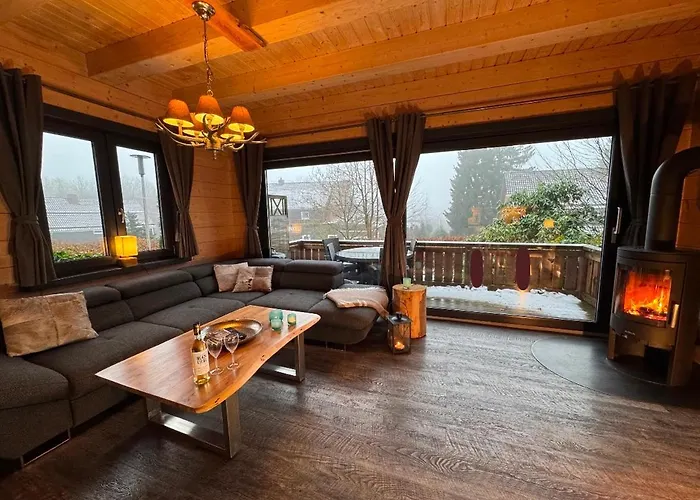 Harz-blockhaus, 4 Und 5 Sterne, Sauna - Und Kamin - Kh Hébergement de vacances *